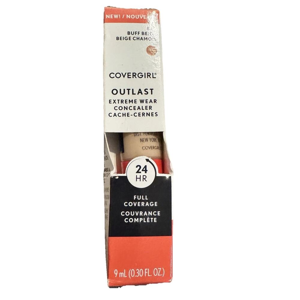 Covergirl Outlast Extreme Wear Concealer 825 Buff Beige 0.30 Oz Full Coverage